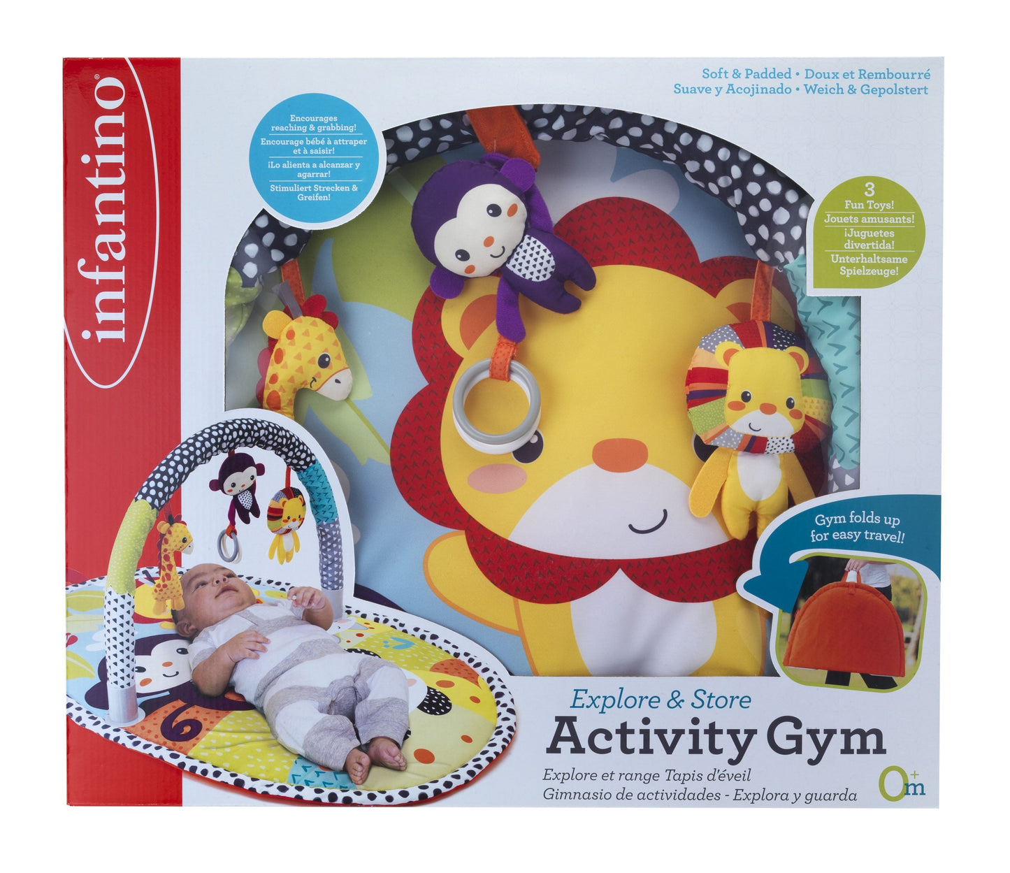 Infantino Explore & Store Activity Gym (Neutral)