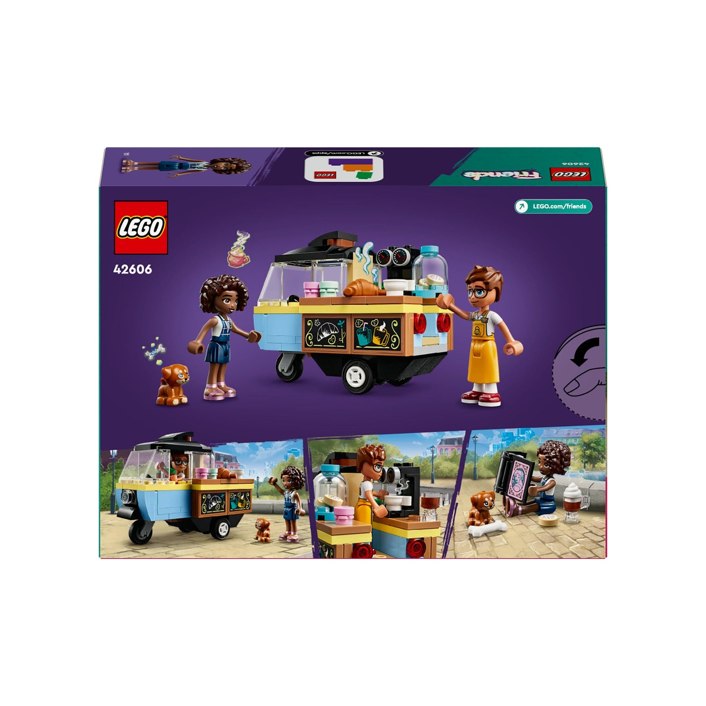 ليغو فريندز - عربة طعام مخبز متنقلة
