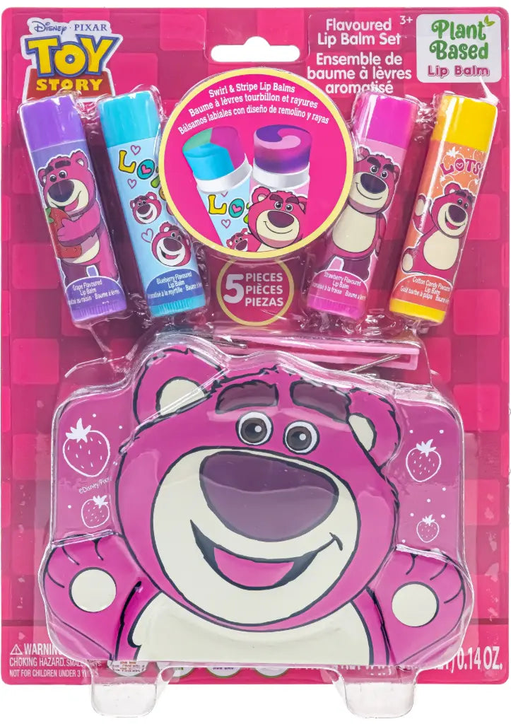 4-Piece Lip Balm Set with Shaped Tin