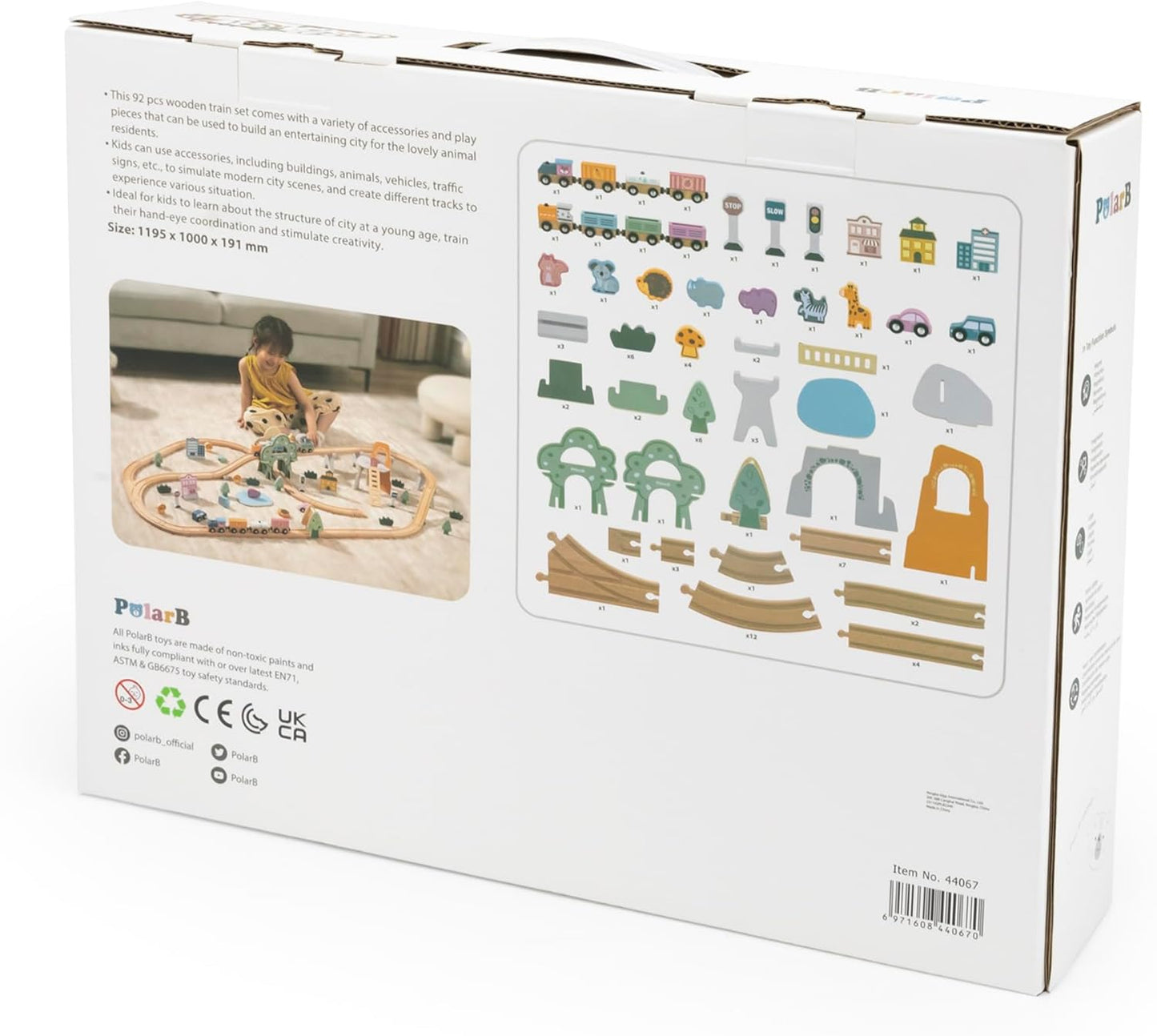 Train Set 90Pcs - PolarB