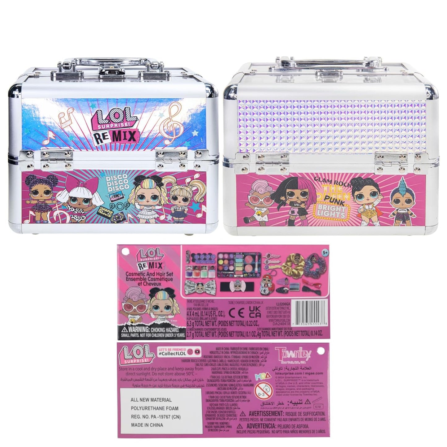 LOL Surprise! Townley Girl Train Case Cosmetic Makeup