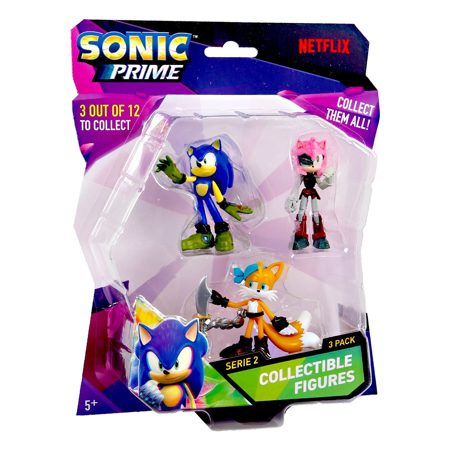 Sonic - 3-In-1 Figure Blister - 1Pc