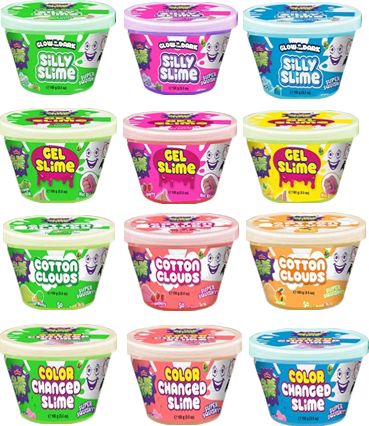 DOHTIME Slimetime Novelties Partybag 12 Cans 340g - Multicolor