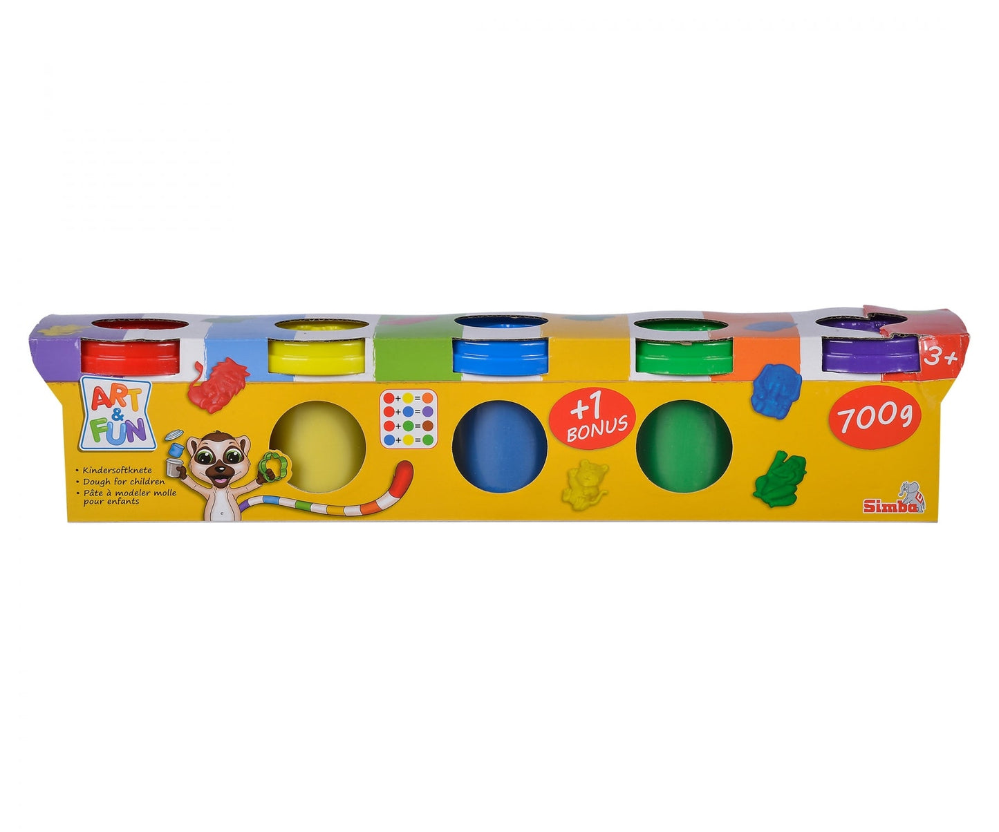 مجموعة Art&Fun Soft Dough 4+1 Bonuspack