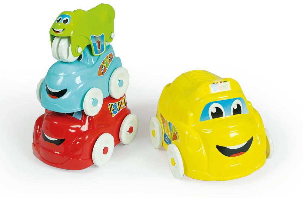 Clementoni -Fun Vehicles Hide & Stack