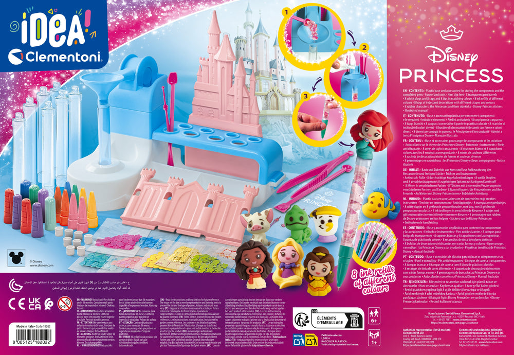 Clementoni Idea Disney Princess Pen Lab - Creative Pen Maker Studio