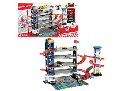 Dickie - City Parking Garage with 4 vehicles