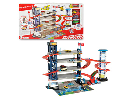 Dickie - City Parking Garage with 4 vehicles