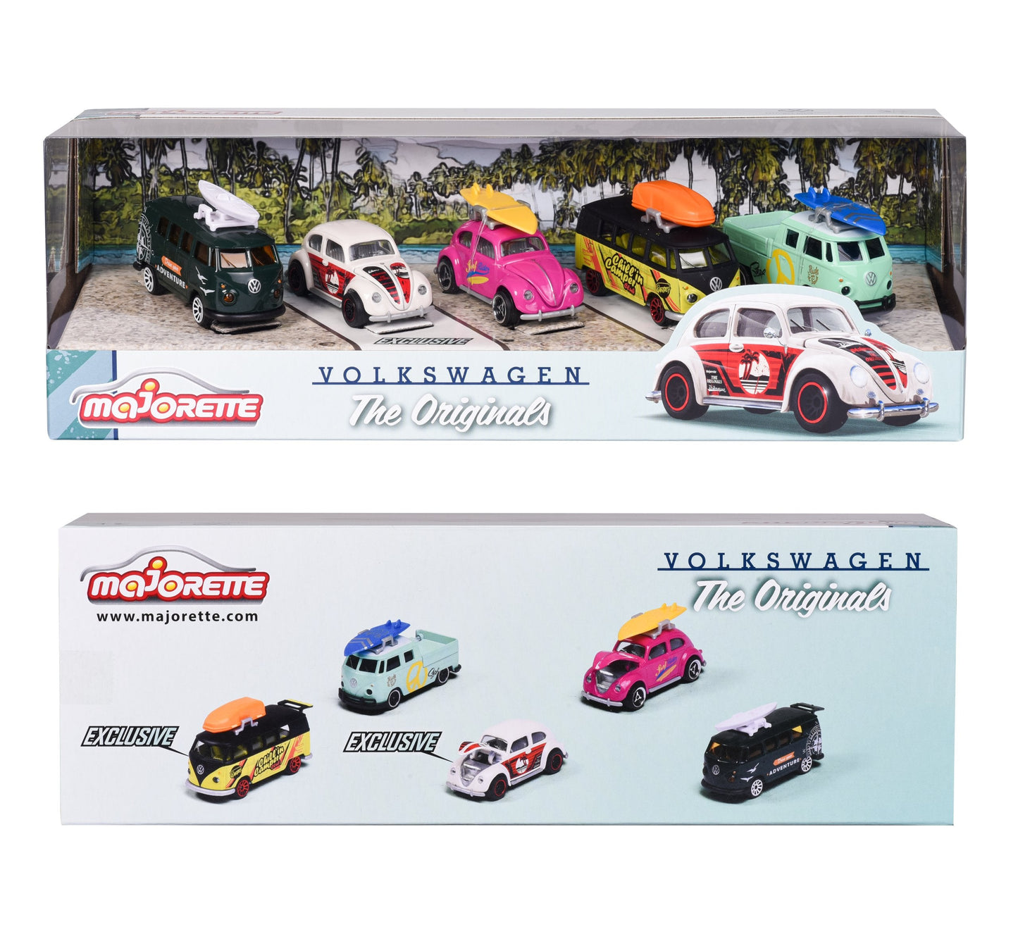 Majorette - VW the originals 5 pieces pack
