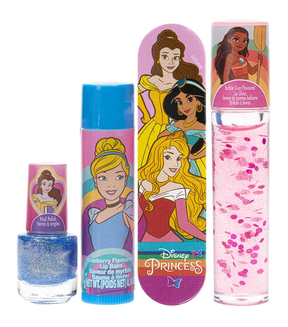 Townley Girl Disney Princess Light Up Cosmetic Tumbler Set