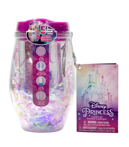 Townley Girl Disney Princess Light Up Cosmetic Tumbler Set
