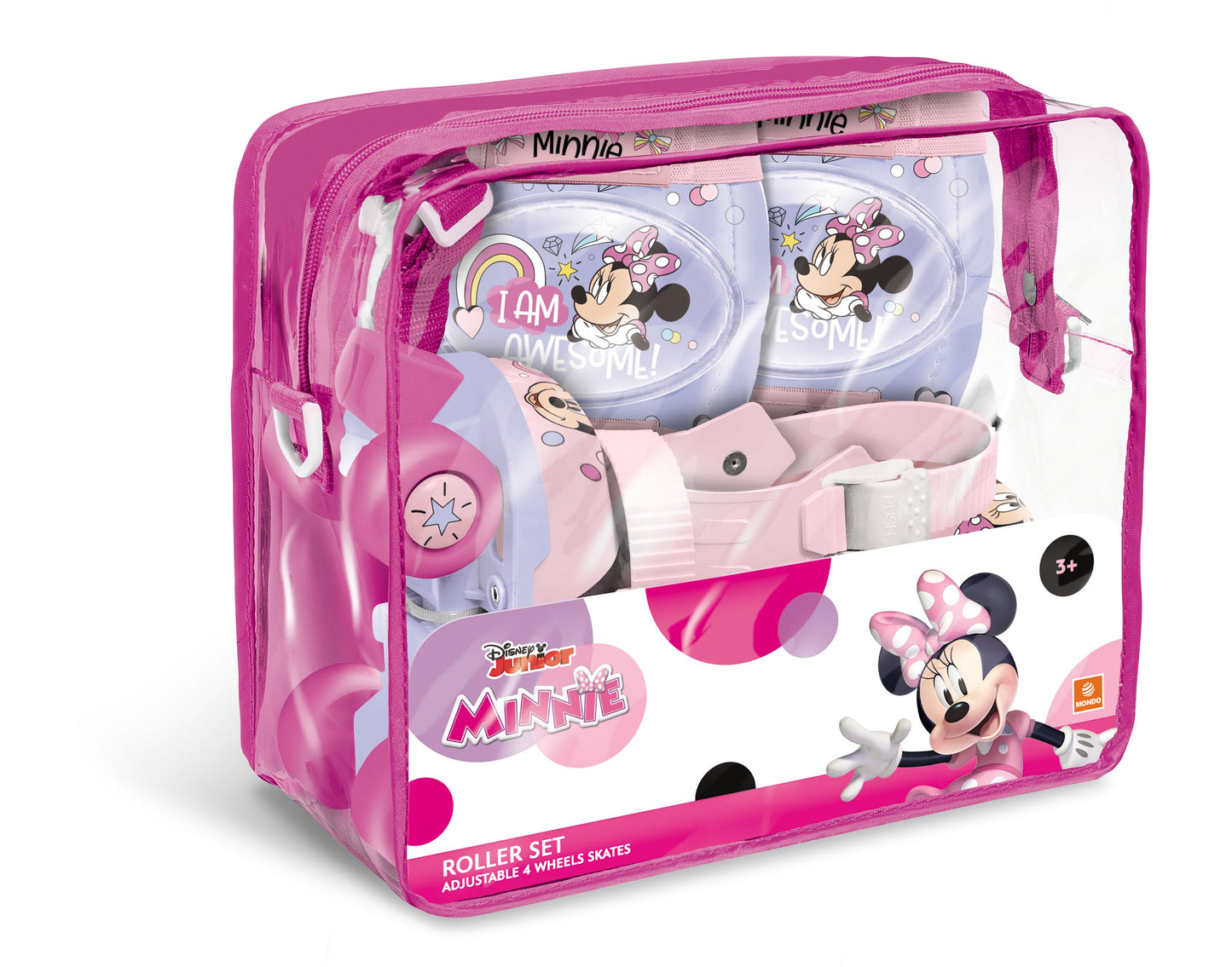 Mondo - Roller 4 Wheels Skates Set-Minnie