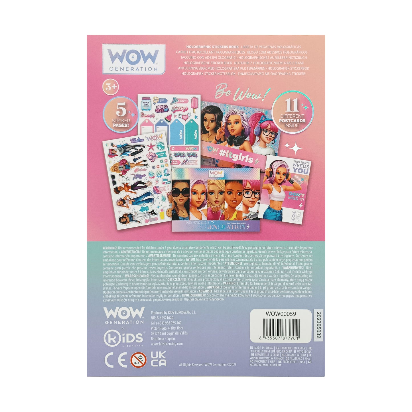 Holographic Sticker Book