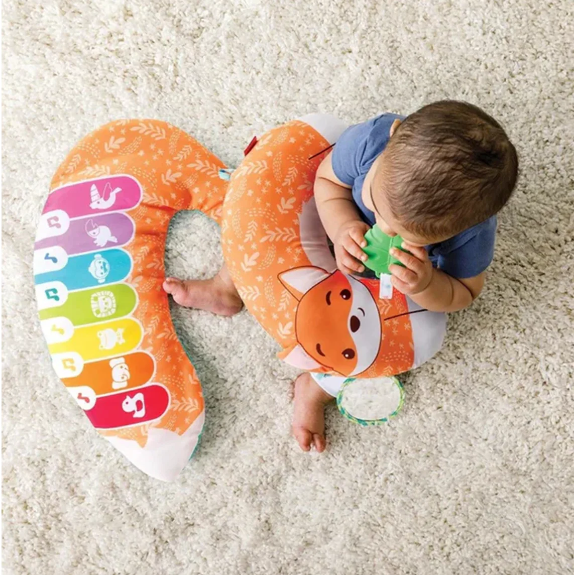 Infantino 3-in-1 Tummy Time Piano Fox
