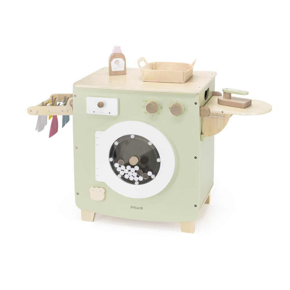 Viga Wooden Washing Machine Pretend Play Set