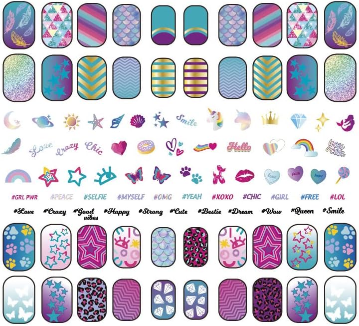 أظافر كليمنتوني اللامعة بتصميم كريزي شيك 