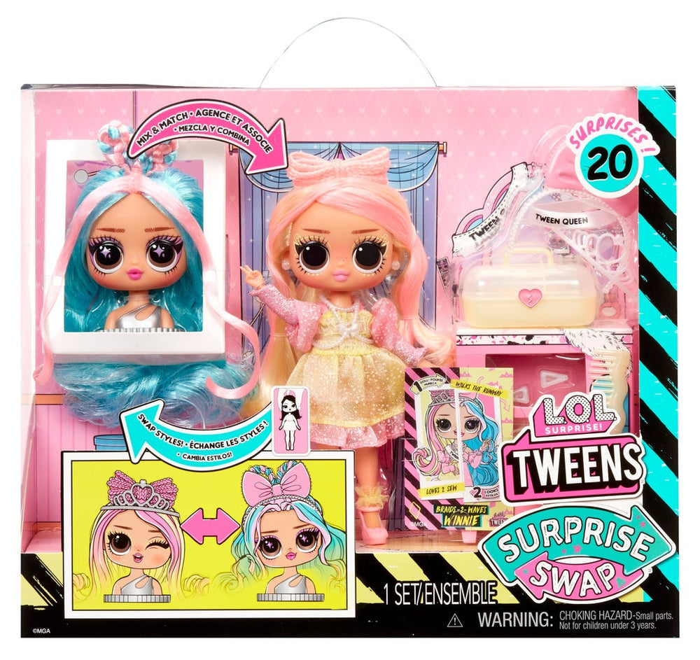 دمية أزياء LOL Surprise Tweens Swap [Winnie Braids-2-Waves]