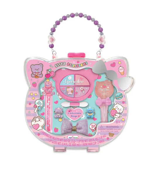 Glitz Accessories Cosmetic Set-Hot Focus