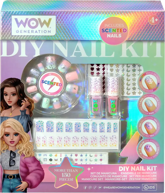 WOW Generation DIY Nail Kit – 150+ Pieces