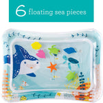 Infantino Jumbo Pat & Play Water Mat – Ocean Sensory Toy for Babies