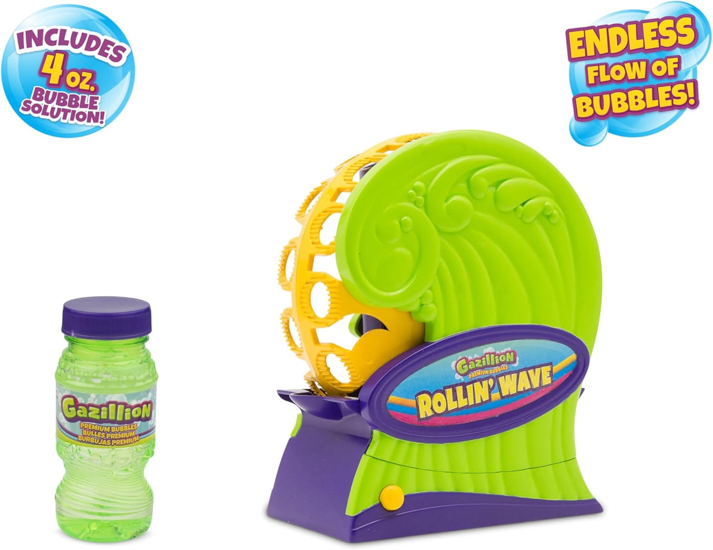 موجة متدحرجة مليئة بالفقاعات 