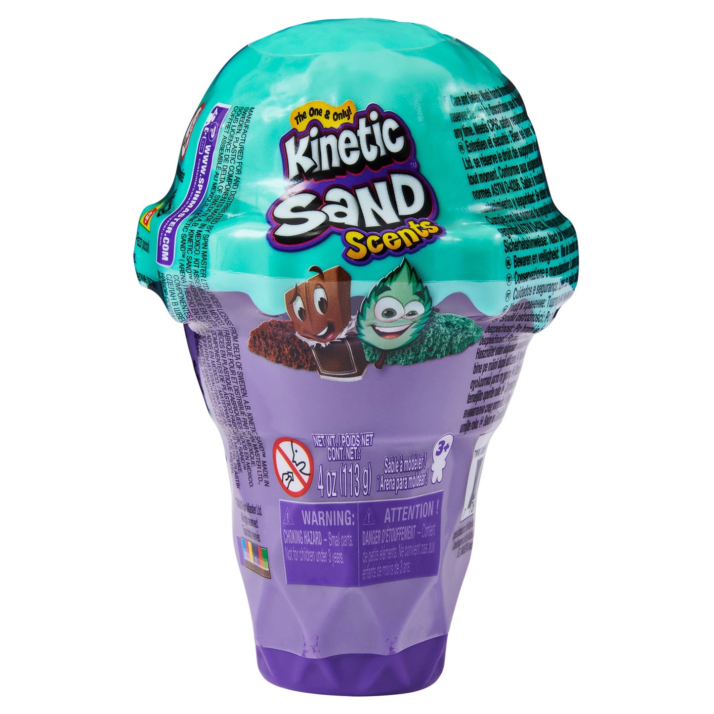 Kinetic Sand Ice Cream Container