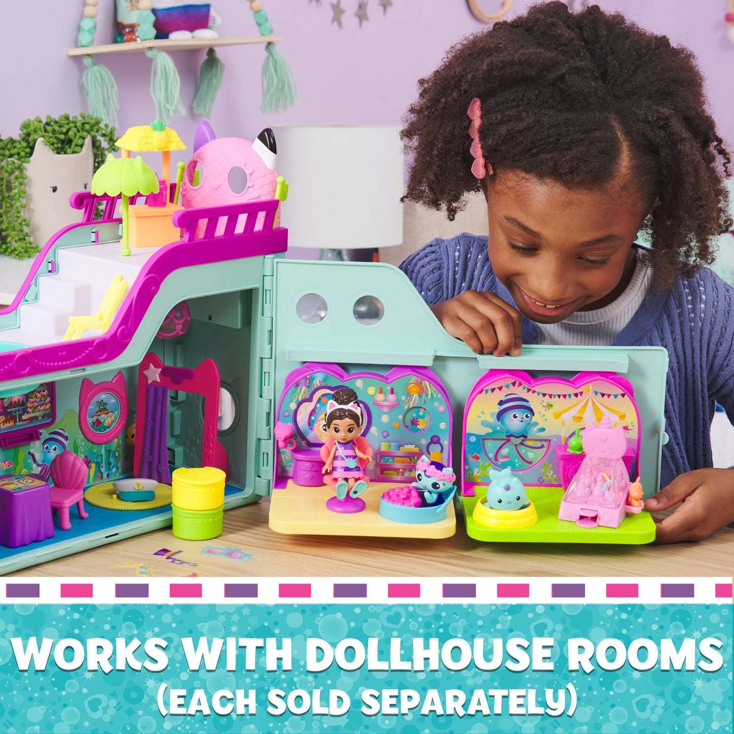 Gabby's Dollhouse Deluxe Room Set
