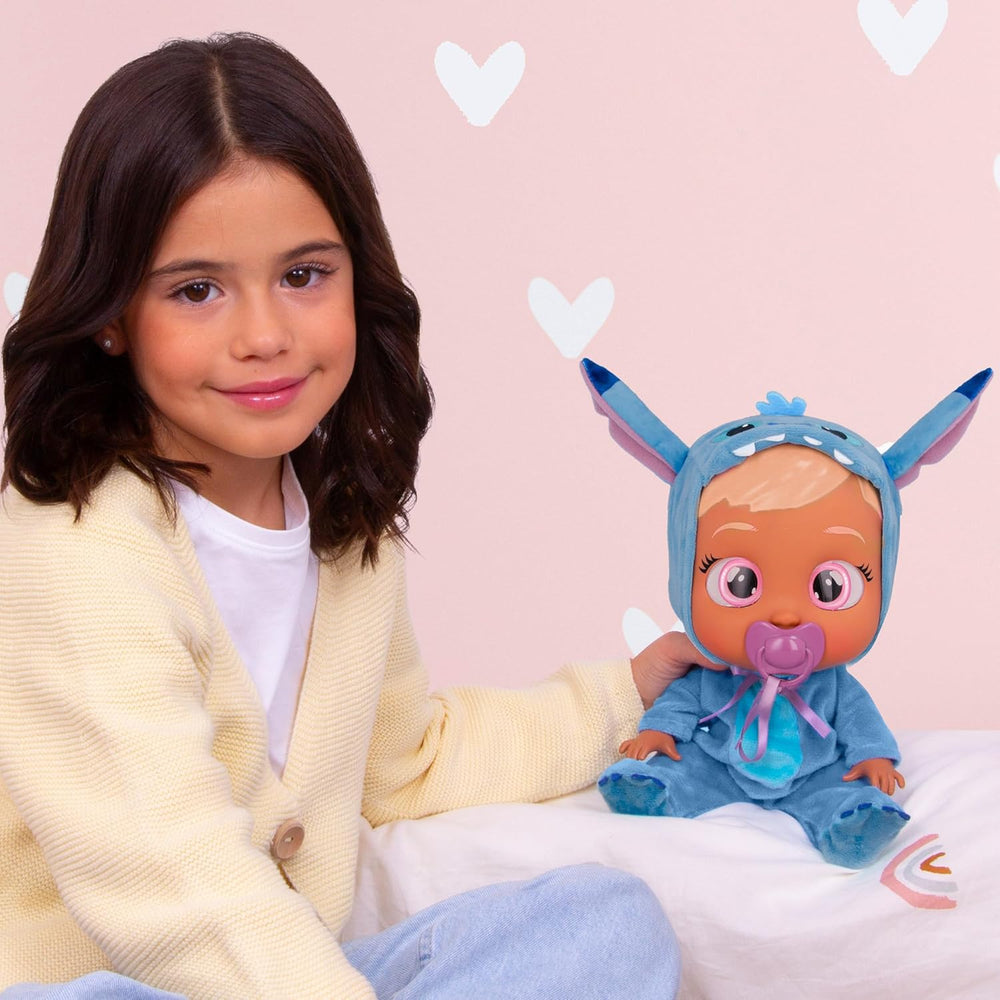Cry Babies Stars Disney Stitch 12" Baby Doll 🌊😢✨ – Cries Real Tears