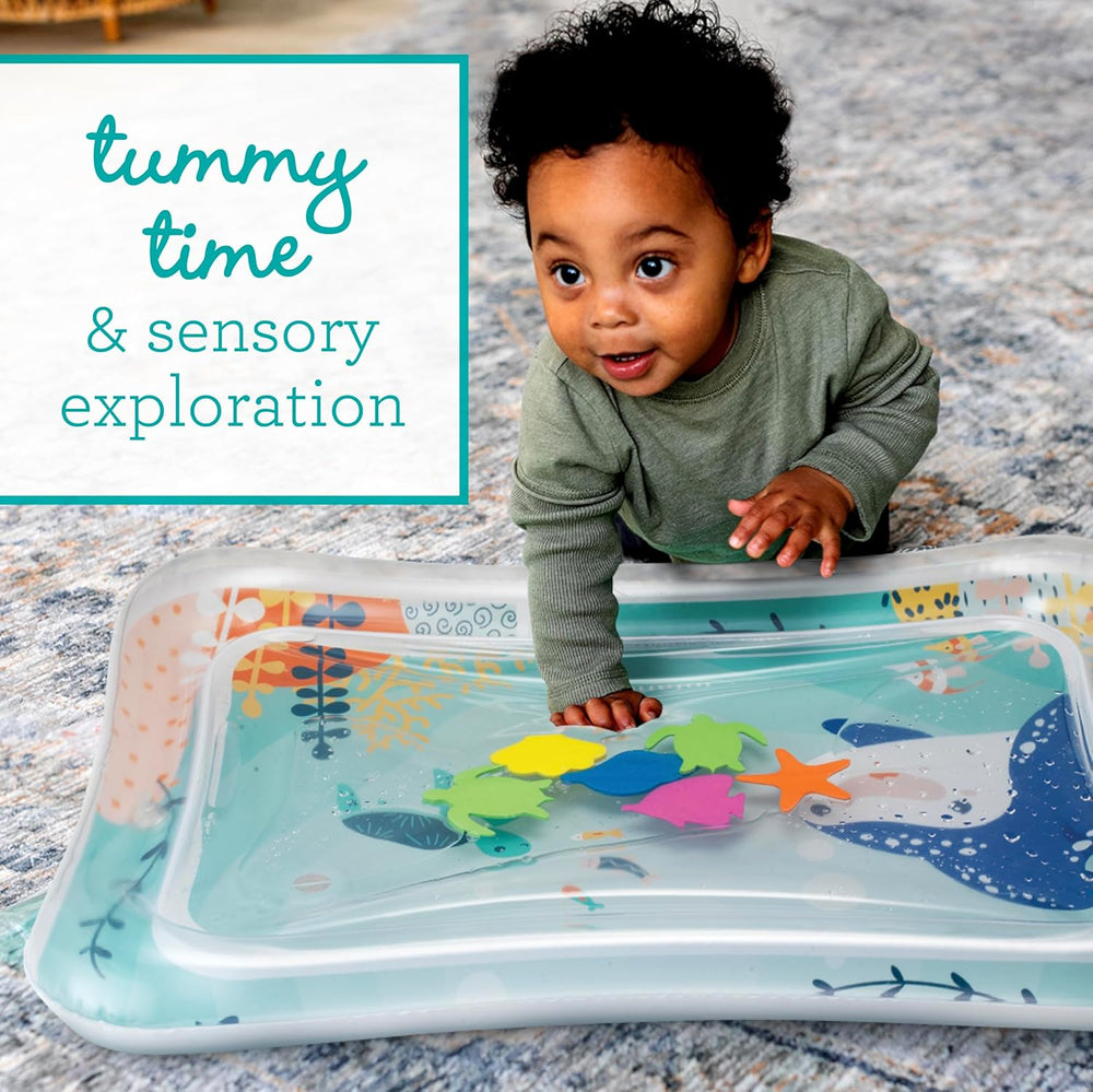 Infantino Jumbo Pat & Play Water Mat – Ocean Sensory Toy for Babies