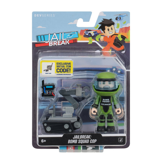 Jazwares Devseries Core Figures Jailbreak Bomb Squad Cop