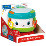 Baby Clementoni Activity Baby Drum – Spin, Beat & Light Up!