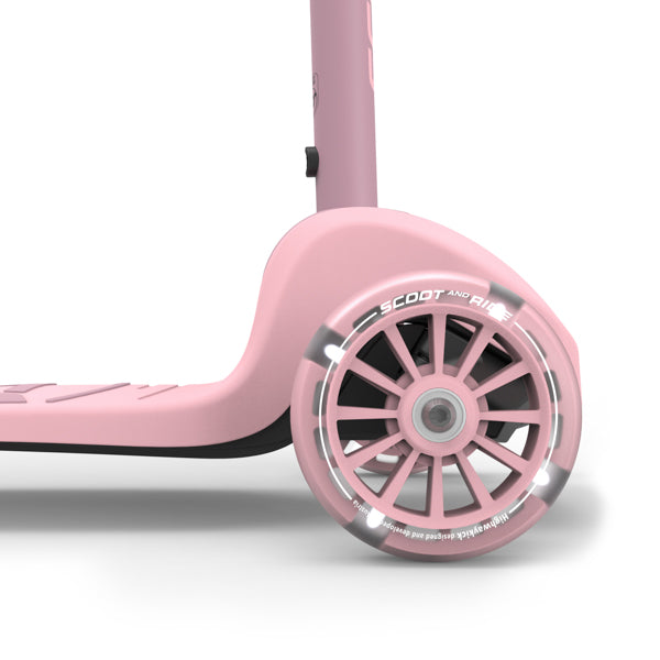 Scoot & Ride Highwaykick 3S LED Scooter — Rose