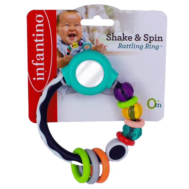 Infantino - Shake & Spin Rattling Ring