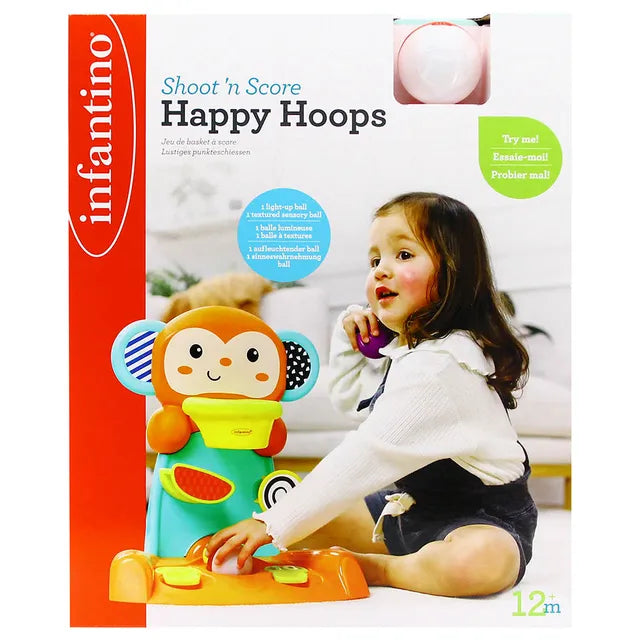 Infantino Shoot 'N Score Happy Hoops