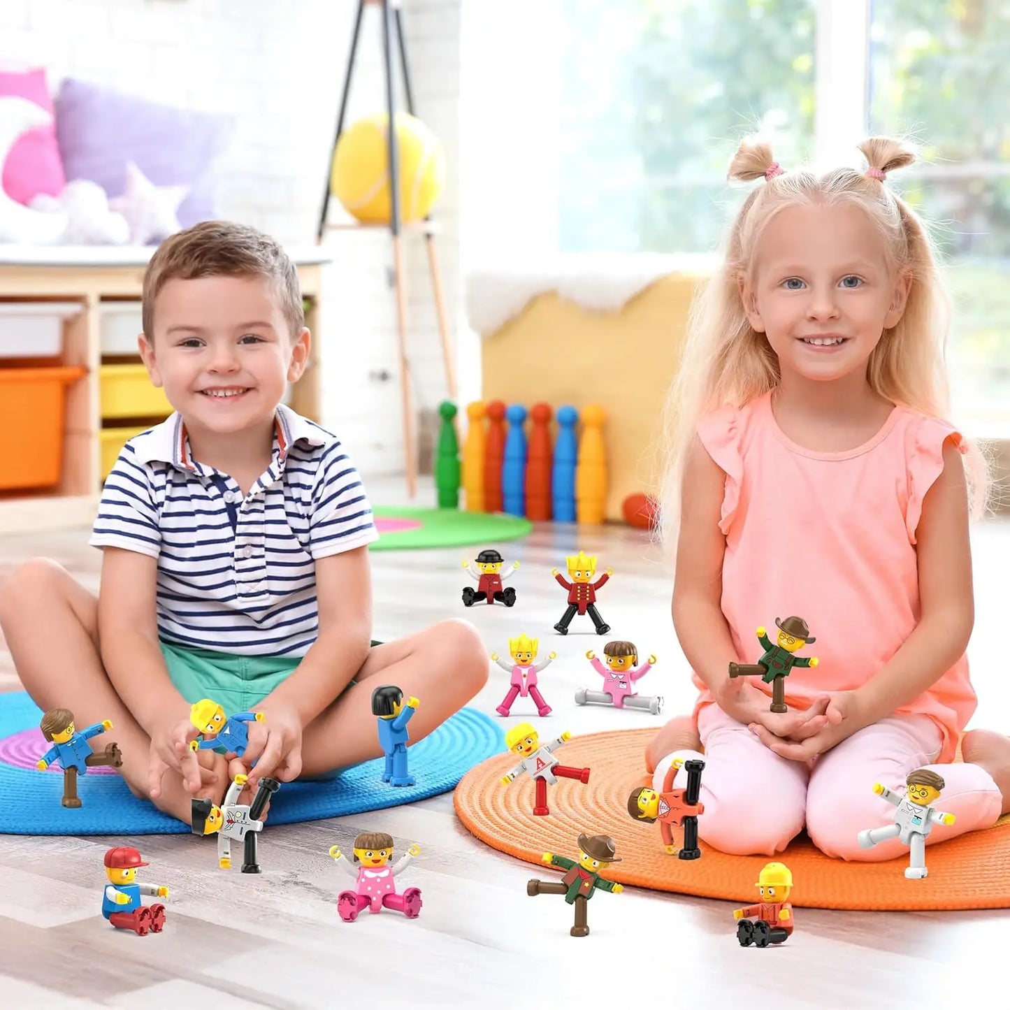 مجموعة 16 شخصية كرتونية - بيكاسو تايلز