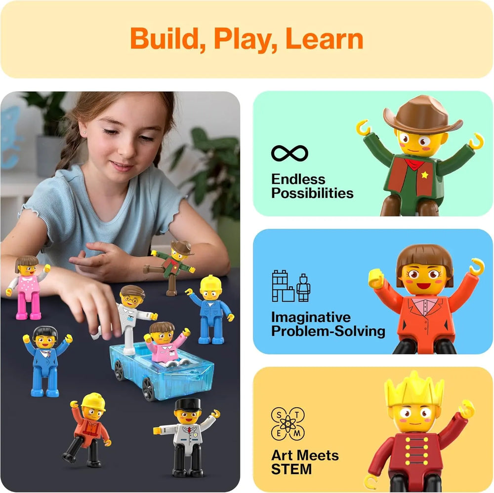 16 Character Figures Set – PicassoTiles