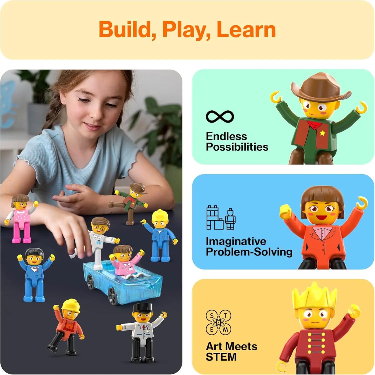 مجموعة 16 شخصية كرتونية - بيكاسو تايلز