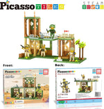 186 Piece Magnetic Military Combat Force Building Set – PicassoTiles