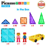 120 Piece Magnetic Tile Set – PicassoTiles