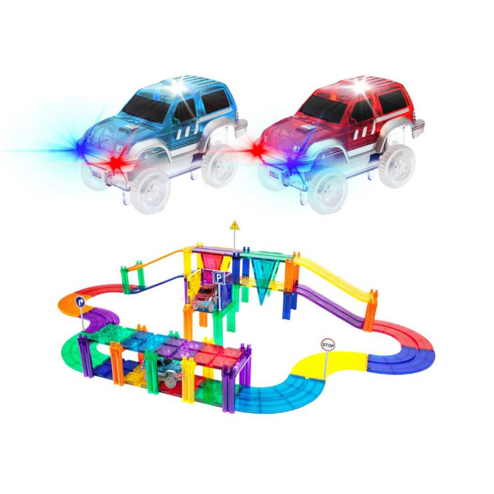 Picasso Tiles - Magnetic Race Track - 50 Pcs