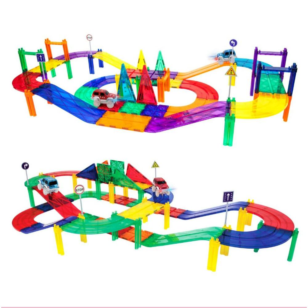 Picasso Tiles - Magnetic Race Track - 50 Pcs