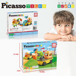 2-in-1 Car Base Excavator Set 16 pcs – PicassoTiles