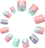 Set of 24 Adhesive Nails-WOW Generation