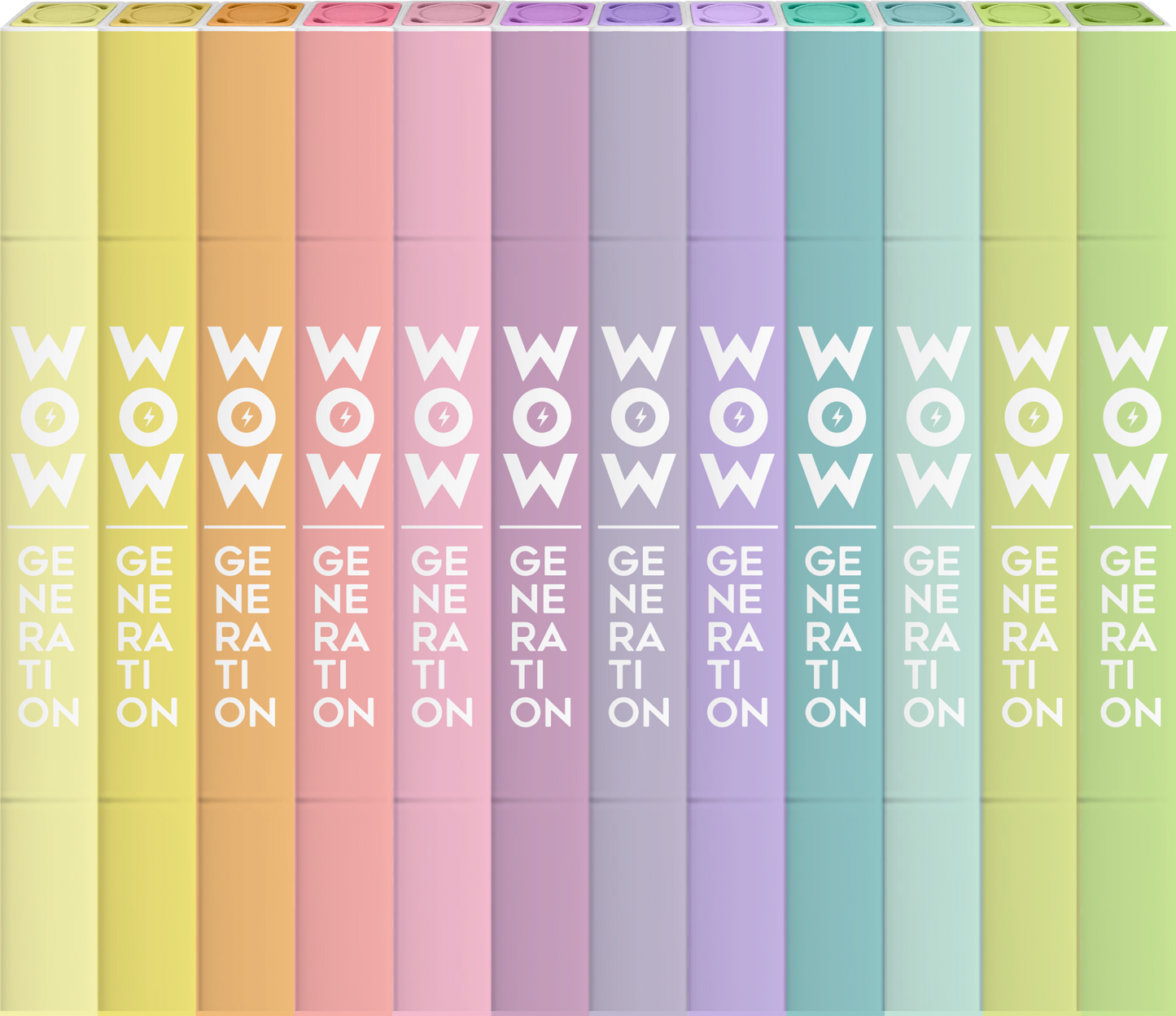 Double Ended Squared Markers-Wow Generation