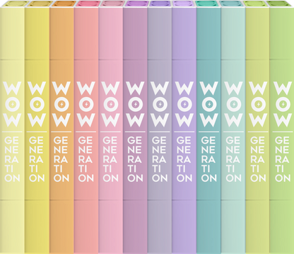 Double Ended Squared Markers-Wow Generation