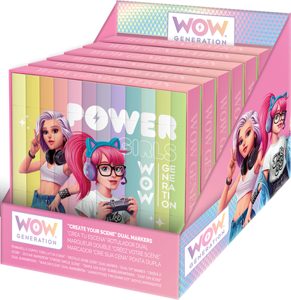 Double Ended Squared Markers-Wow Generation