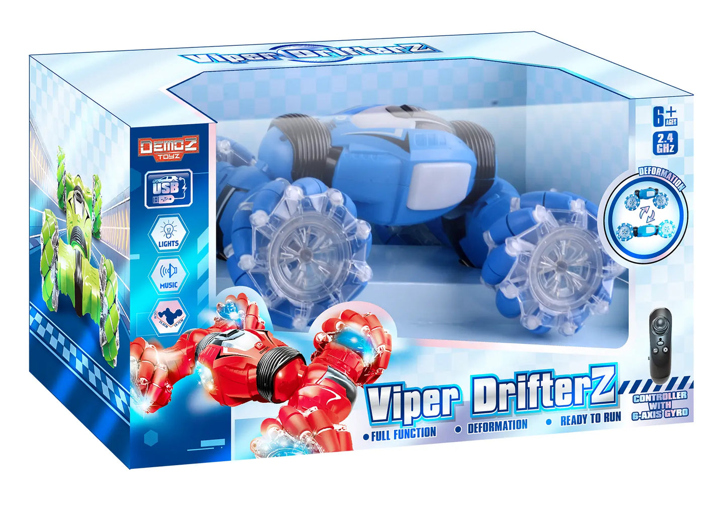 Demoz Toyz Viper DrifterZ – Remote Control Car