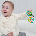 Infantino Textured Ring Links – Baby Sensory & Teething Toy Set | 0M+