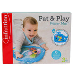 Infantino Sensory Whale Pat & Play Water Mat – Baby Tummy Time Toy