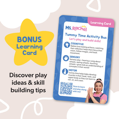 Ms. Rachel Official Tummy Time Activity Bus